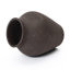 Vase rustique en ciment, finition brune antique, décor décoratif 15,75 po-312369368