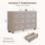 Commode 6 tiroirs 52,2 po-1152592252