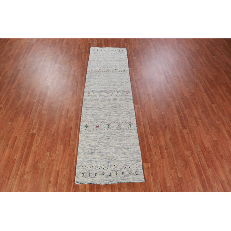 Tribal Gabbeh Indian Runner Rug 3x10