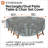 Ayvin Outdoor Patio Table Cover