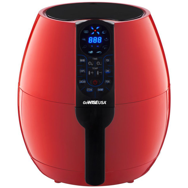 GoWISE USA 3.5 Liter Programmable Air Fryer with 8 Cooking Presets