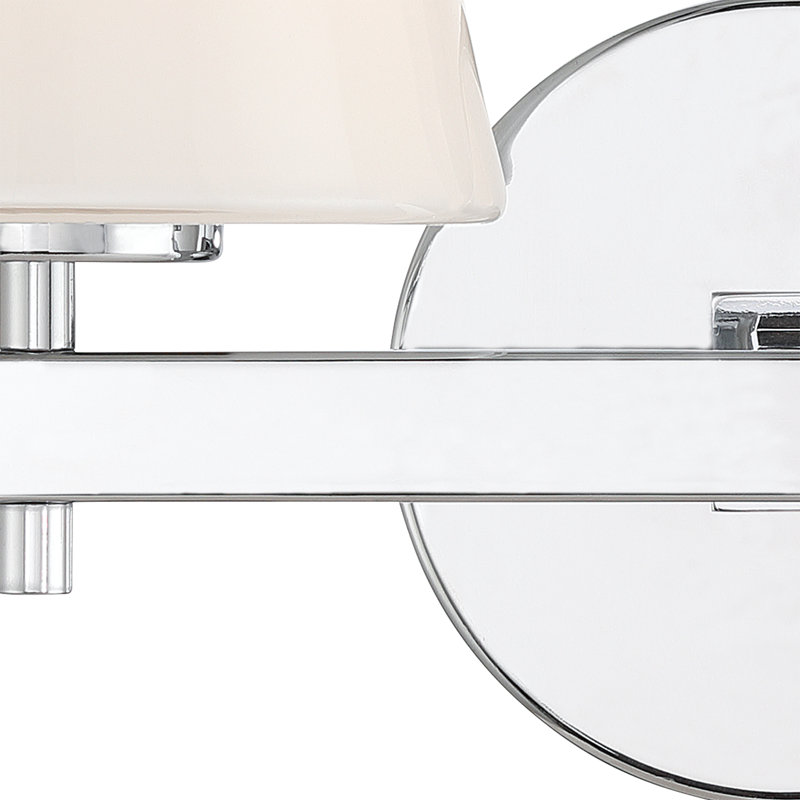 Ivanbrook 16'' Polished Chrome Sconce, 2, Chrome, 10" H x 16" W x 7.5" D