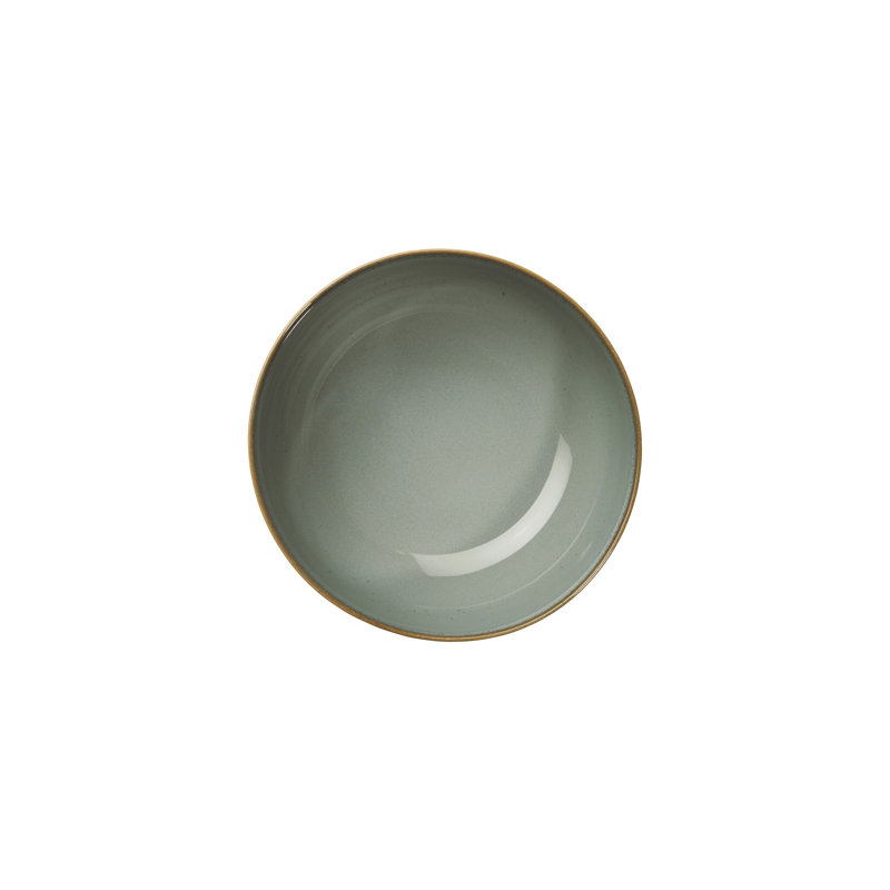 ASA Selection seasons eucalyptus gourmet plate, porcelain, green, D 23cm