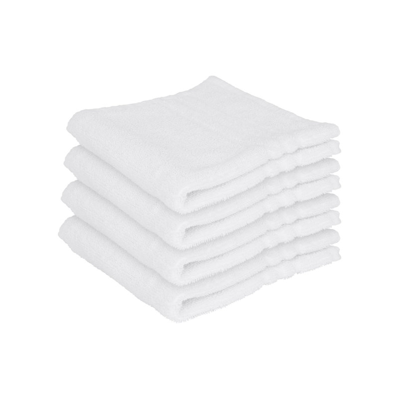 Cotton Wash Cloth, White