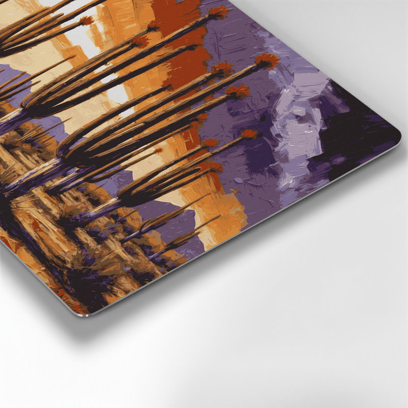 «Southwestern Plants Ocotillo», art mural brun en métal 171, H 20 po x l 20 po