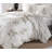 Stone Cottage Willow Brown Cotton Reversible 3 Piece Duvet Cover Set-1749149743