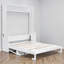 Grand lit escamotable, lit mural peu encombrant avec lumière DEL et station de charge USB, contemporain, chambre à coucher-525424244