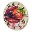 Horloge murale femme léchant une fraise-63903420