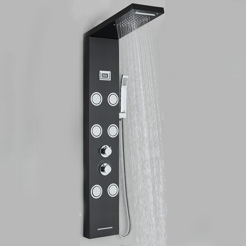 48 Shower Panel With Fixed Shower Head