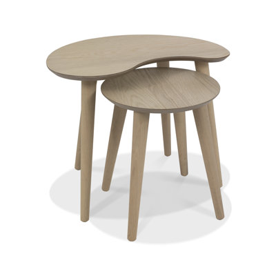 Sievers Solid Wood Nesting Tables