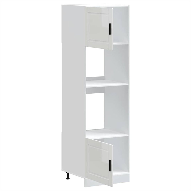 Belisle Oven Cabinet, High Gloss White