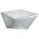 Edie 3-Piece Mirrored Coffee And End Table Set Silver