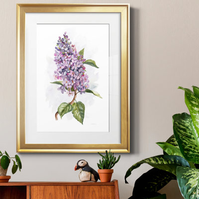 Awash in Lilac II par J Paul - reproduction d'art encadrée