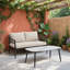 Ensemble de conversation The Rope avec accoudoirs avec causeuse et grande table basse