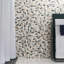 Nature Flower Carrara Marble Mosaic Tile-1370873278