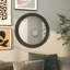 Miroir mural en métal avec détails perlés-72058590