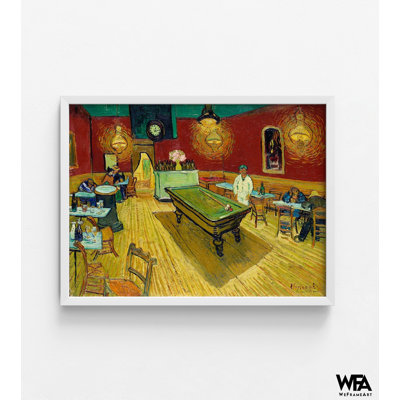 «The Night Cafe» par Van Gogh, art mural de bar, décor de cafétéria, art mural de restaurant, reproduction de peinture à l'huile de Van Gogh, reproduction d'art de Van Gogh