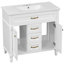 Meuble-lavabo 36 po avec lavabo, lavabo en céramique, tiroir escamotable, portes à fermeture en douceur-1687777355