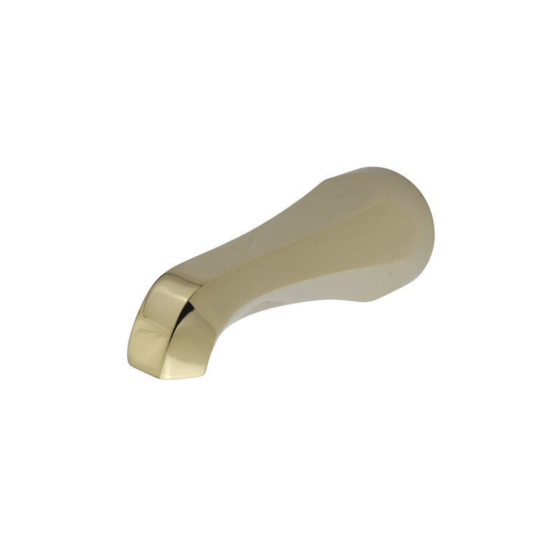 Kingston Brass Made To Match 7-3/8 Inch Non-Diverter Tub Spout, Polished Brass
