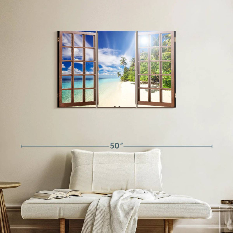 Gillard Faux Window, 24" H x 38" W