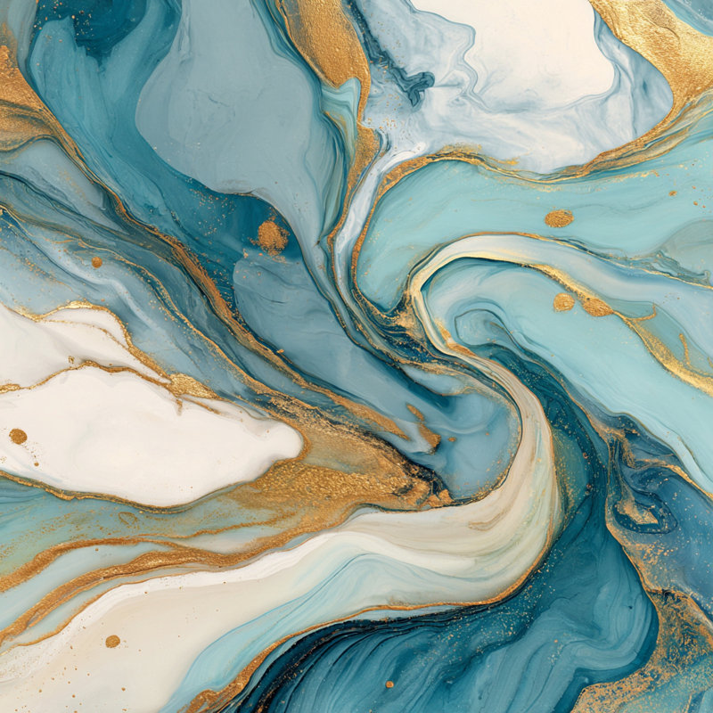 Art mural sur toile tendue Serene Drift, H 30 po x l 30 po