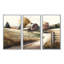 Chemin vers la grange IV - ensemble d'art mural sur toile-84205002-110425277