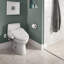TOTO® WASHLET® C100 Electronic Bidet Toilet Seat with PREMIST, Elongated, Cotton White-71448252
