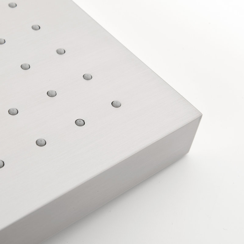Complete Shower System with Rough in-Valve, Brushed Nickel