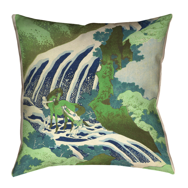 Housse de coussin Katsushika Hokusai, 26 po x 26 po