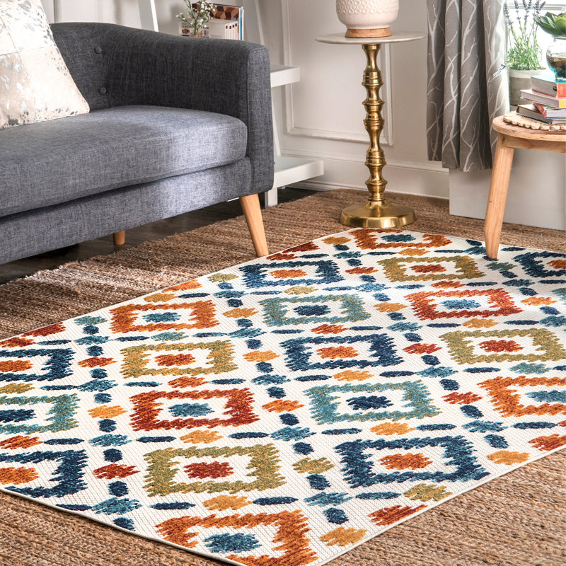 World Menagerie Dupre Southwestern Rug & Reviews | Wayfair