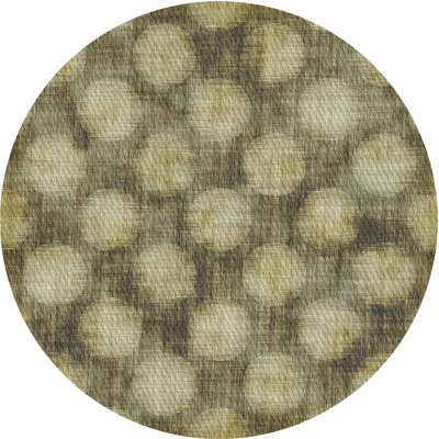 Tapis gris/brun à motifs