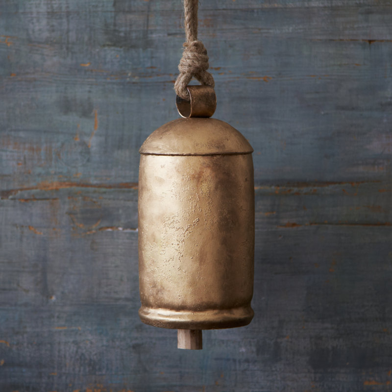 Kapani Large Gold Iron Cow Bell