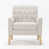Lin beige sélectionné