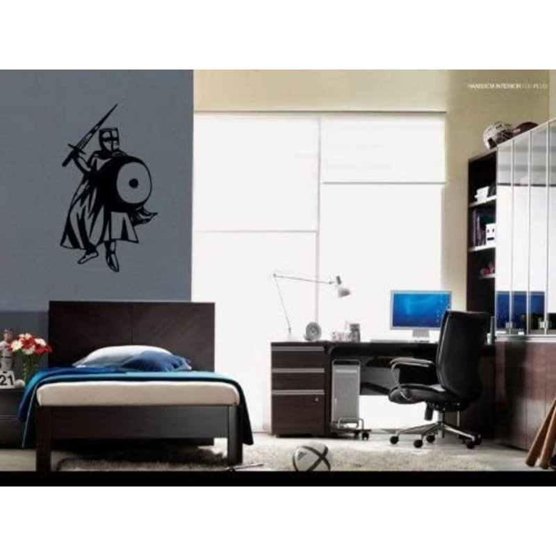 Adhésif décoratif chevalier épée et bouclier 98210518866A4FD9AE63ECC4EE77CBA8
