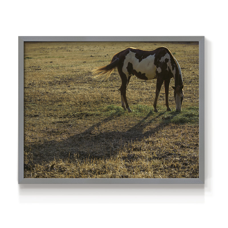Long Shadow - Imprimé encadré - Restickable, H 22 po x l 28 po, Gris