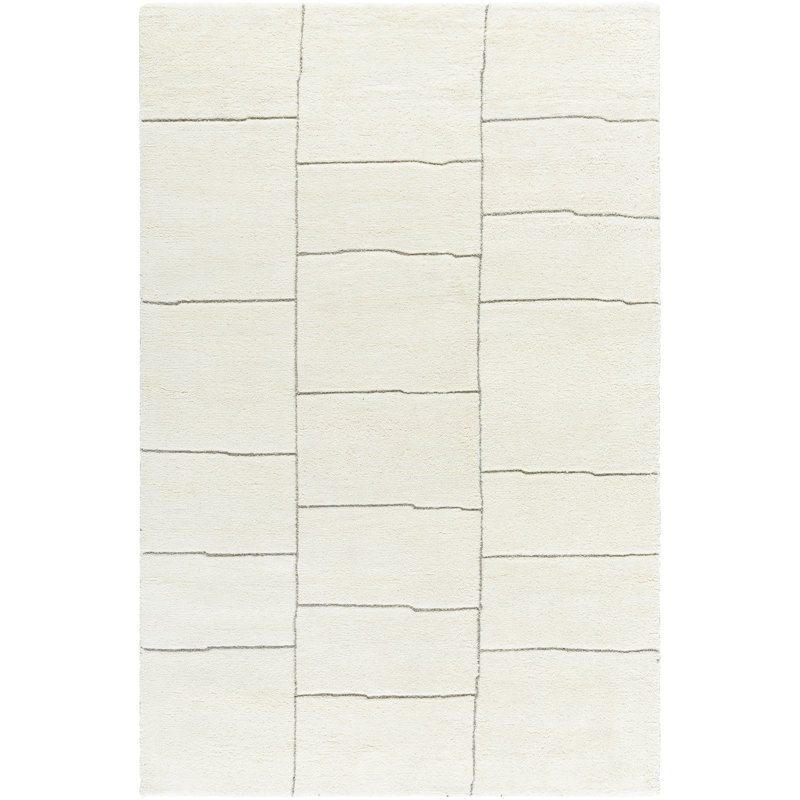 Altonia Rectangle Barrydale Wool Area Rug, Rectangle 8' x 10'