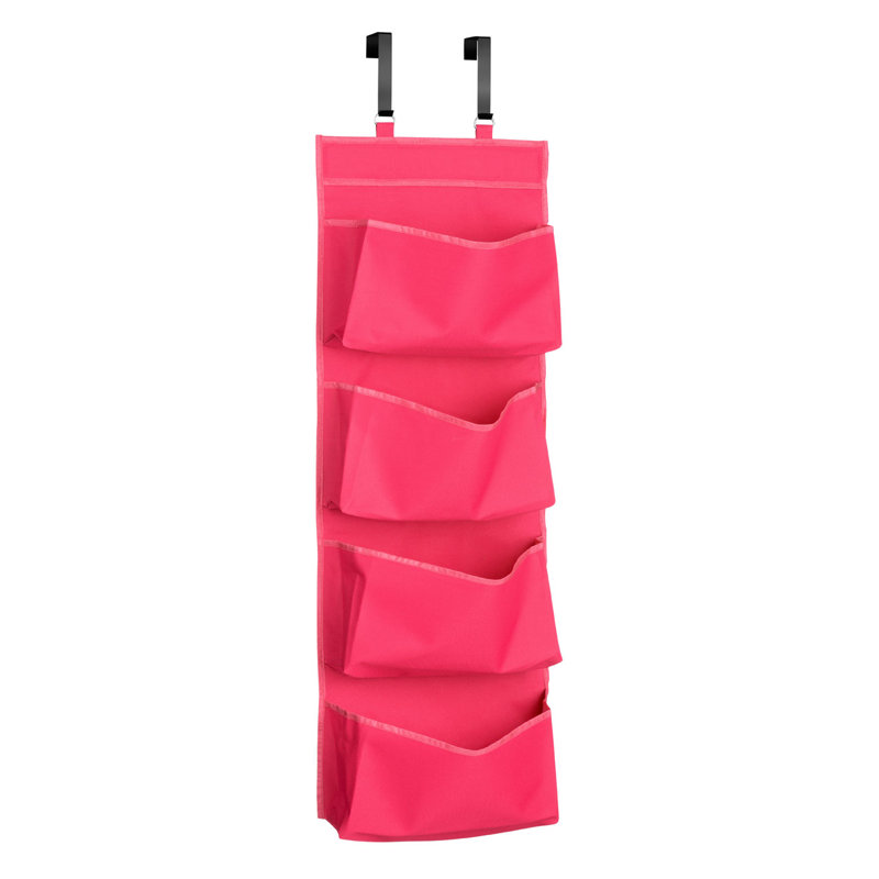Teresa Fabric Overdoor Organiser, Hot Pink