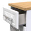 37cm W Manufactured Wood Bedside Table