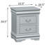 Table de chevet 2 tiroirs Platinum