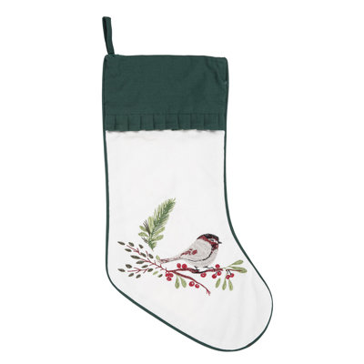 Chaussette de noël chickadee