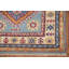 Tapis de couloir bleu clair Kazak