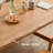 Modern Burlywood Rectangular Solid Wood Dining Table-1978571959