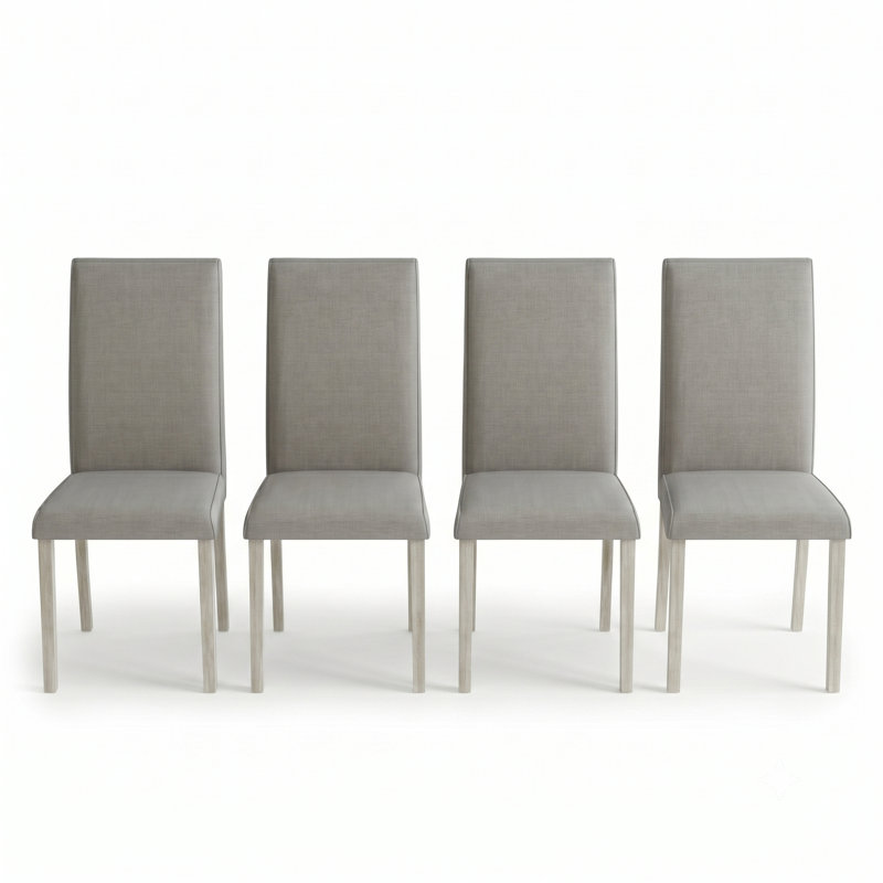 Ajalon 18.3'' H Upholstered Parsons Chair, Antique Gray