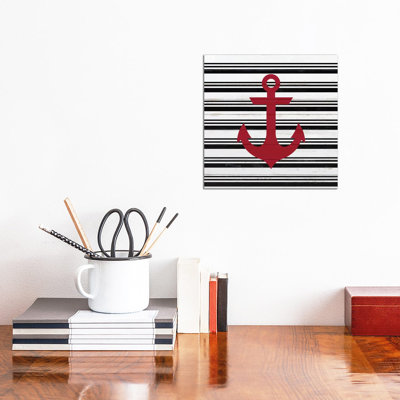 Anchor Compass I by Kimberly Allen - Wrapped Canvas Print