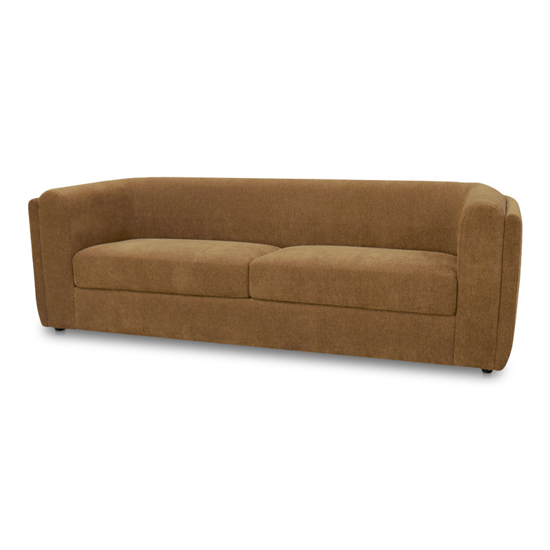 Alora Sofa White, Ochre Brown