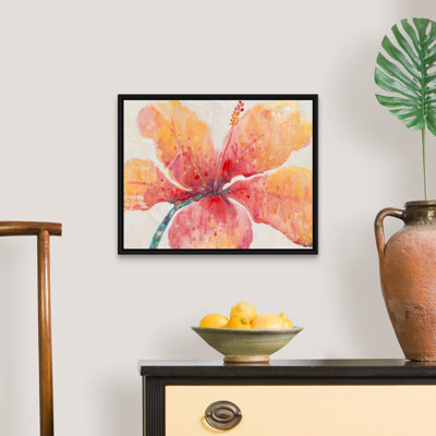Art mural sur toile Blooming Hibiscus