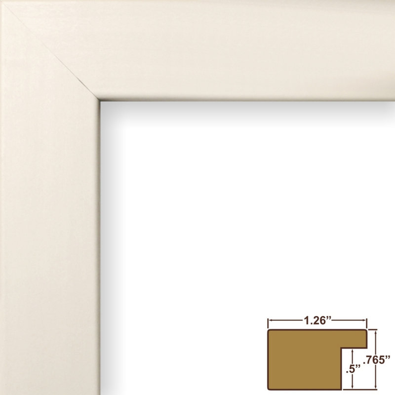 Ensemble de cadres photo Fernald, Blanc cassé, 19 po x 25 po