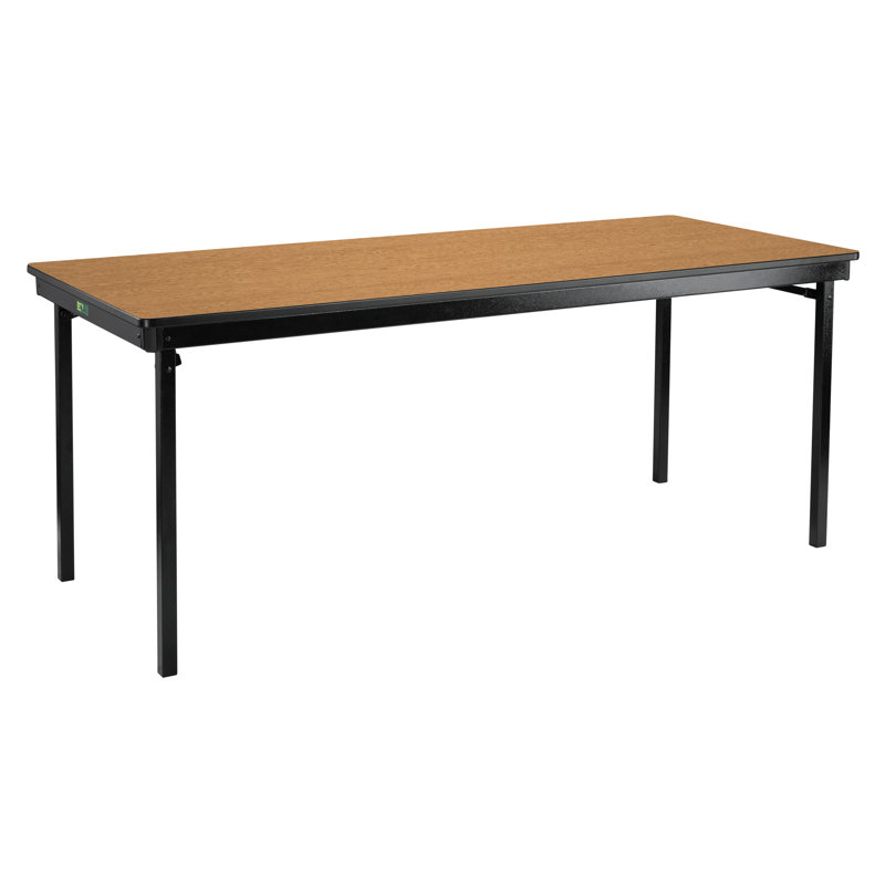 Table de banquet pliante MSFT Series Max Seating, Chêne rampe, H 29 po x l 72 po x P 30 po
