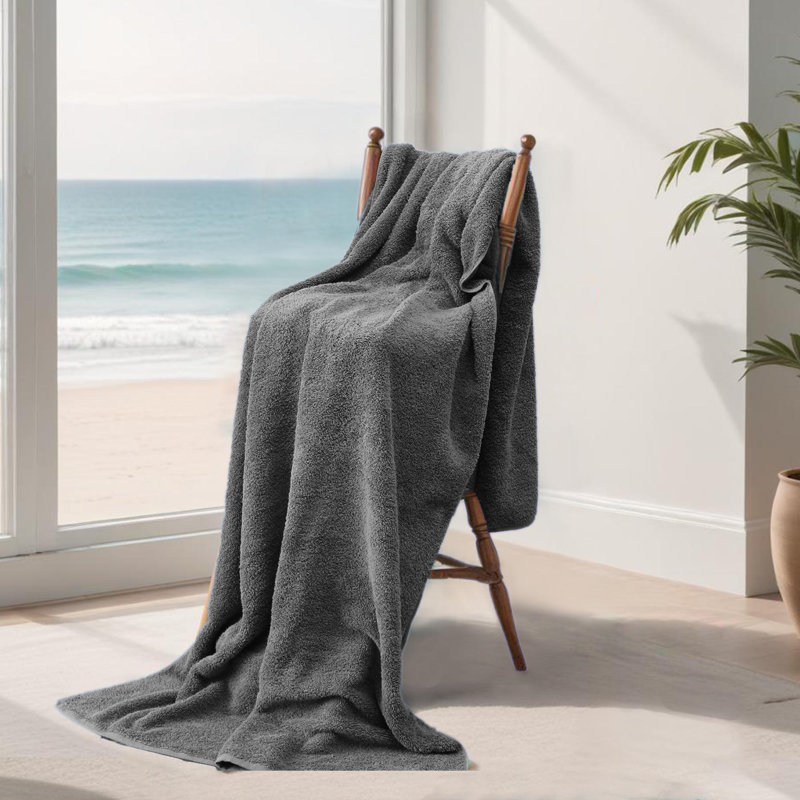 100% Cotton Bath Sheet, Charcol