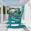 Chaises berçantes d'extérieur en PEHD pour patio-552783073